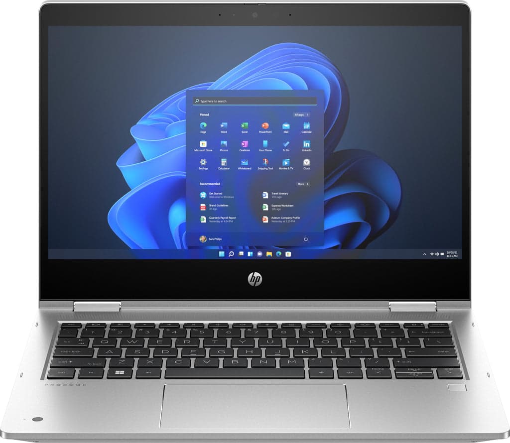 HP Pro x360 435 13.3 inch G10 Notebook PC AMD Ryzen™ 3 7330U Híbrido (2 em 1) 33,8 cm (13.3″) Ecrã táctil Full HD 8 GB DDR4-SDRAM 256 GB SSD Wi-Fi 6 (802.11ax) Windows 11 Pro Prateado