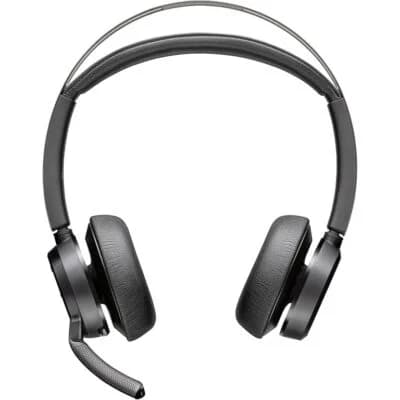 Headset Sem Fios Poly Voyager Focus 2 ANC Bluetooth USB-C Preto com Base de Carregamento