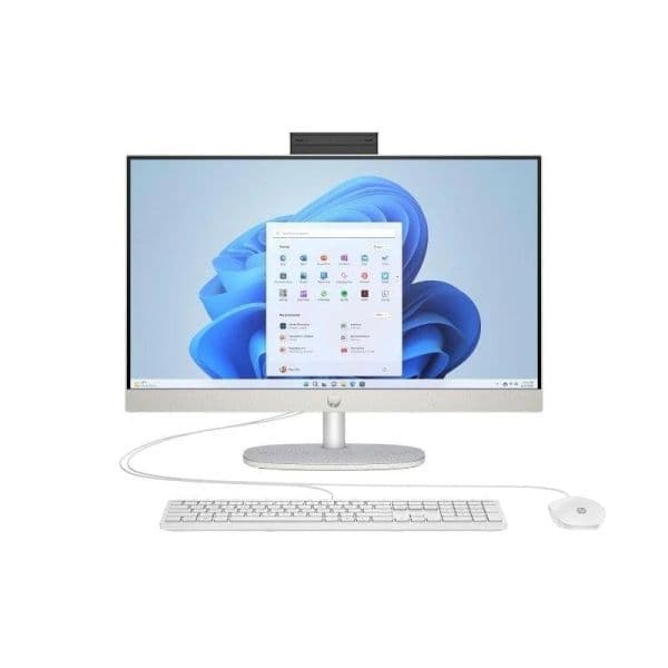 HP 27-CR0105NS 27" FHD Intel Core i5-1335U 8GB 512GB SSD Windows 11 Home White (Teclado Espanhol)
