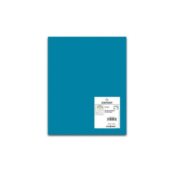 Canson Cartolina 185gr 50 Folhas A4 Iris Azul Caribe - 17208141