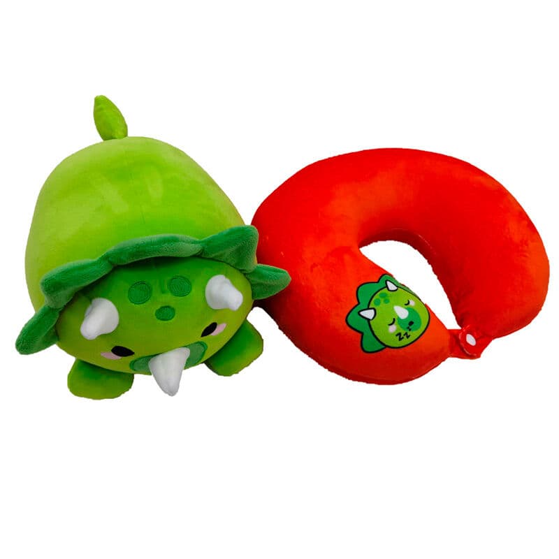 Almofada de viagem + peluche Adorasaurs Dinosaur Swapseazzz