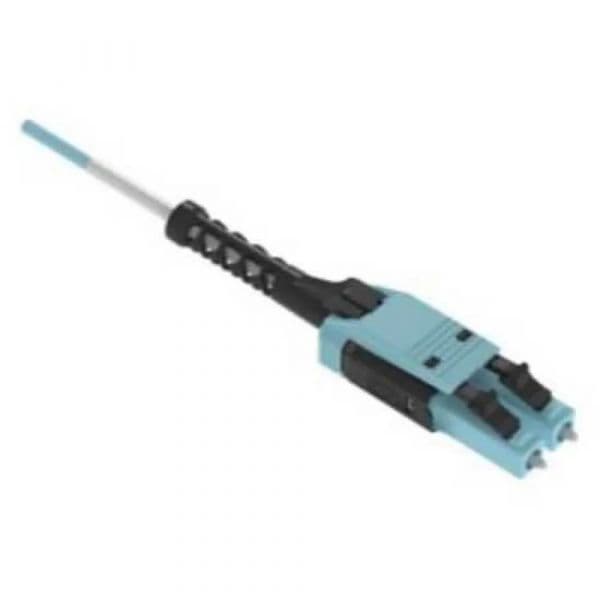 Panduit FZ2RLU1U1ONM003 Cabo Fibra Ótica OM4 Duplex LC Uniboot LSZH 3m Aqua