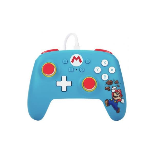 PowerA Comando Com Fios Brick Mario