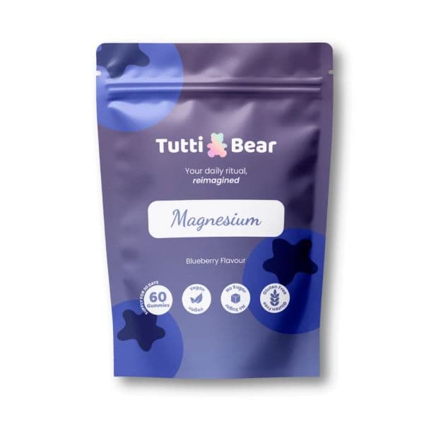 Tutti Bear Gomas de Magnésio 60 Gomas Mirtilo