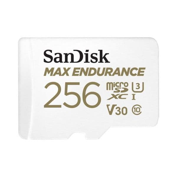 SanDiskMax 256GB Micro SDHC Max Endurance UHS-I U3 V30 Class 10