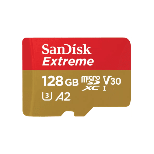 SanDisk Cartão de memória microSDXC Extreme de 128 GB