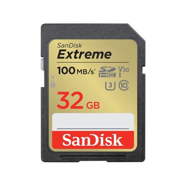 SanDisk 32GB SDHC Extreme Plus 100MB/s UHS-I C10 U3
