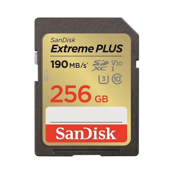 SanDisk Cartão SDHC Extreme Plus 256GB Classe 10 190MB/s