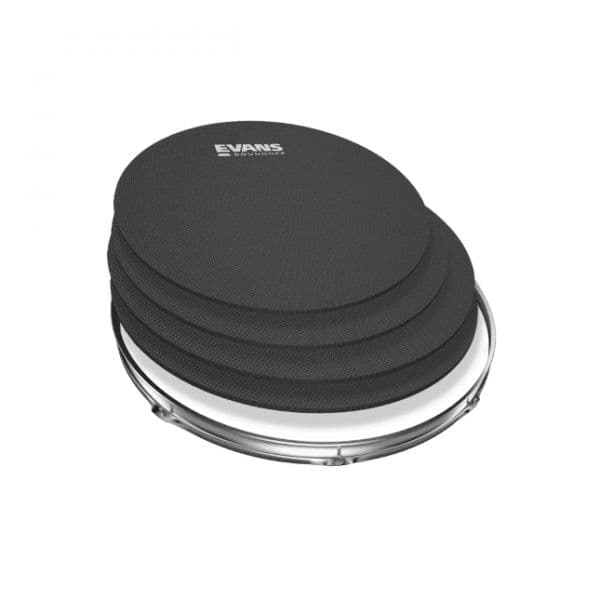 Evans Set Abafadores So-0244 Soundoff Drum Mute Pack Fusion
