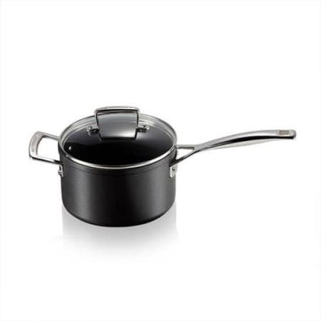 Le Creuset Tacho Antiaderente com Tampa e Pega 18cm Preto - LC51108180010302