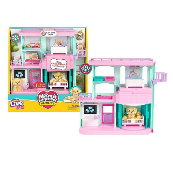 Little Live Pets Clínica de Cuidados Para Bebês Mama Surprise! Families