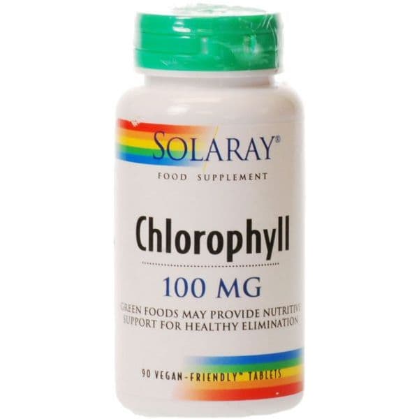 Solaray Chlorophyll 100mg 90 Cápsulas
