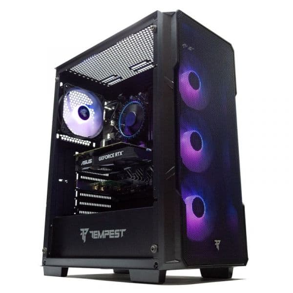 PcCom Lite Intel Core i5-12400F 16 GB SSD de 1 TB RTX 3050 Preto V2 W11