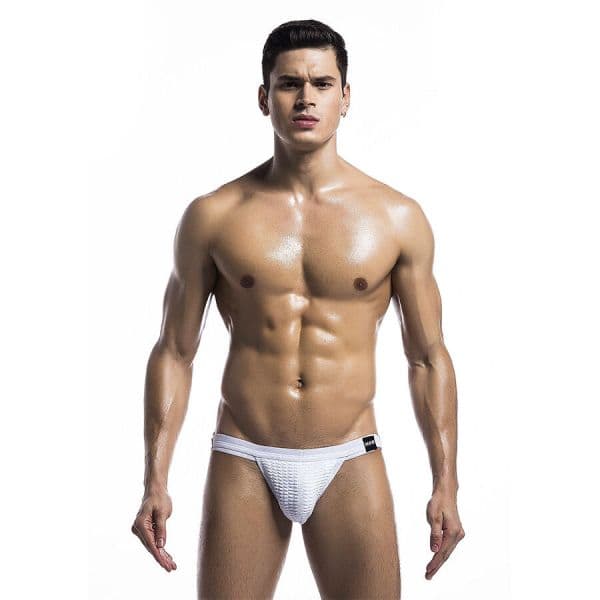 Mob Maiô Jockstrap Branco Fetiche Tamanho G - Xl - D-243513