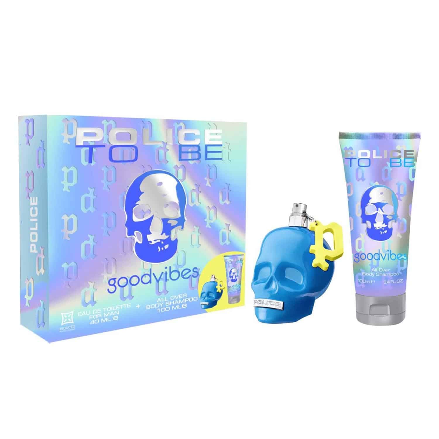 Police To Be Goodvibes Eau De Toilette For Men 40ml + Champu Y Gel 100ml