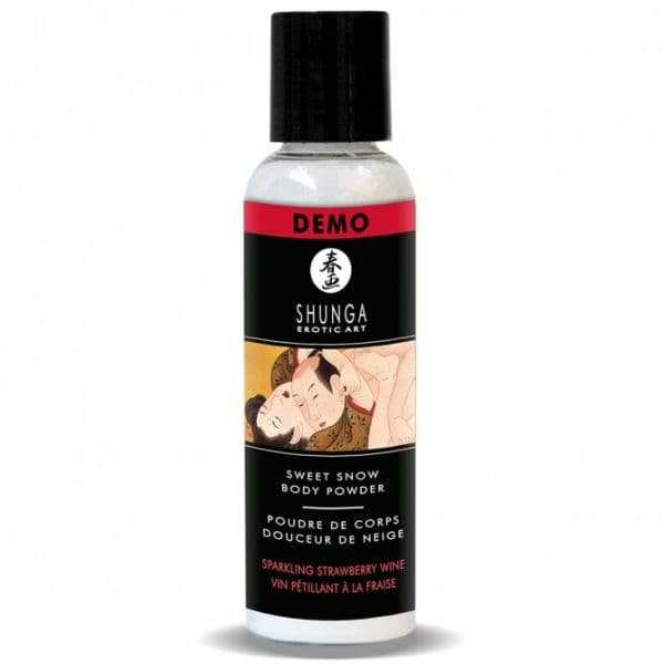 Shunga Pó Corporal Sweet Snow Champanhe e Morango 60g