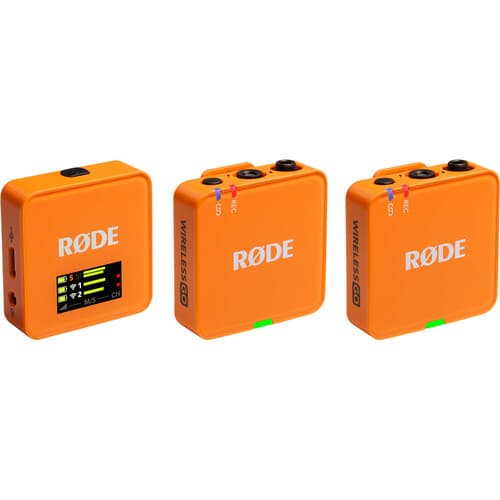 Rode Microfone Wireless GO III WIGOGEN3ORA Laranja