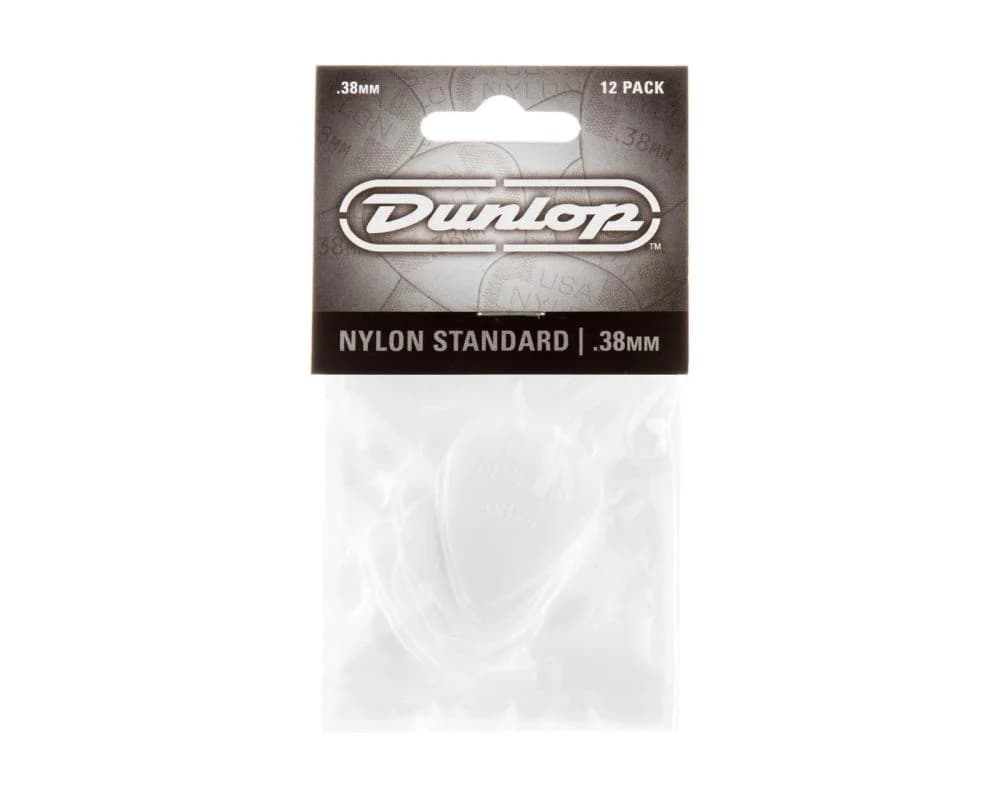 Dunlop Pack de 12 Palhetas Nylon Standard 44P 0.38 mm