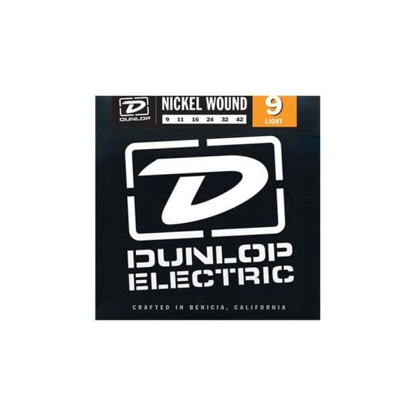 Dunlop Jogo de Cordas Nickel Wound 9-42 Light para Guitarra Elétrica