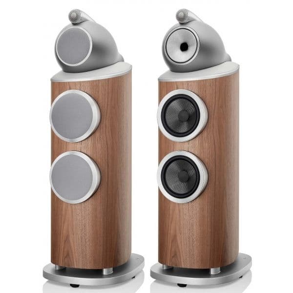 B&w Colunas 802 D4 ( Par, Satin Walnut )