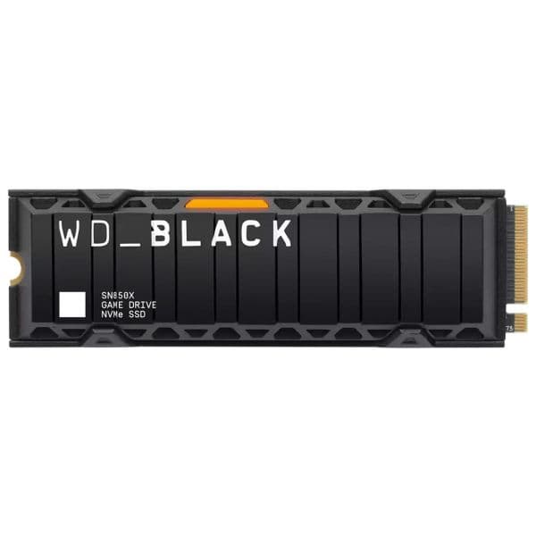 SSD Western Digital 1TB SN850X M.2 2280 Black c/ Heatsink 3D NAND NVMe