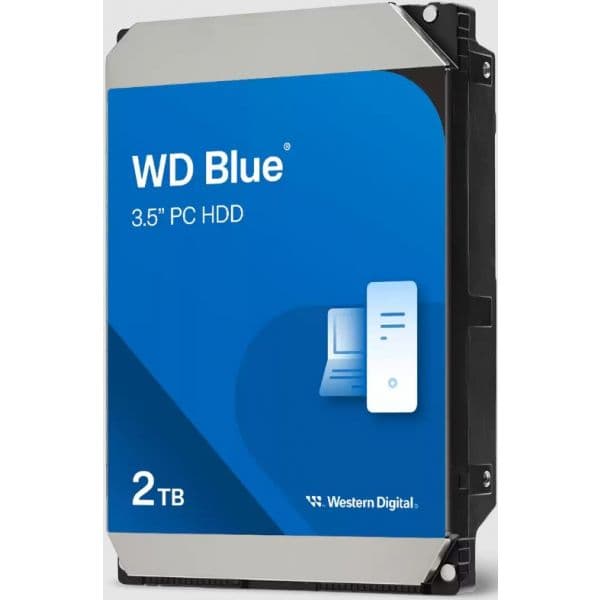 Western Digital 2TB Blue 3.5" 64MB 5400RPM CMR SATA III - WD20EARZ