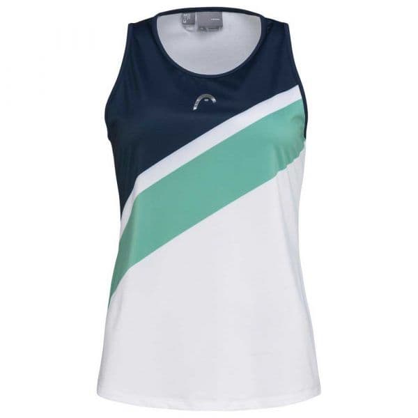 Head Racket Perf Sleeveless T-shirt Branco L Mulher