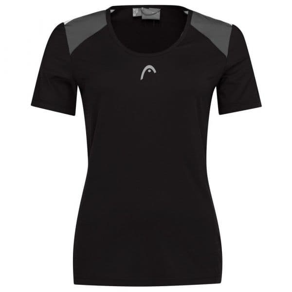 Head Racket Club 22 Short Sleeve T-shirt Preto XS Mulher
