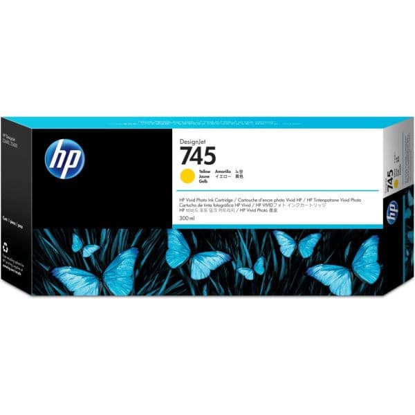Tinteiro HP 745 Yellow - F9K02A