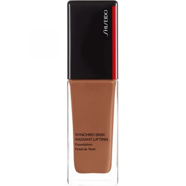 Shiseido Synchro Skin Radiant Lifting Foundation Advanced Base Iluminadora com Efeito Lifting SPF 30 Tom 450 Copper 30ml