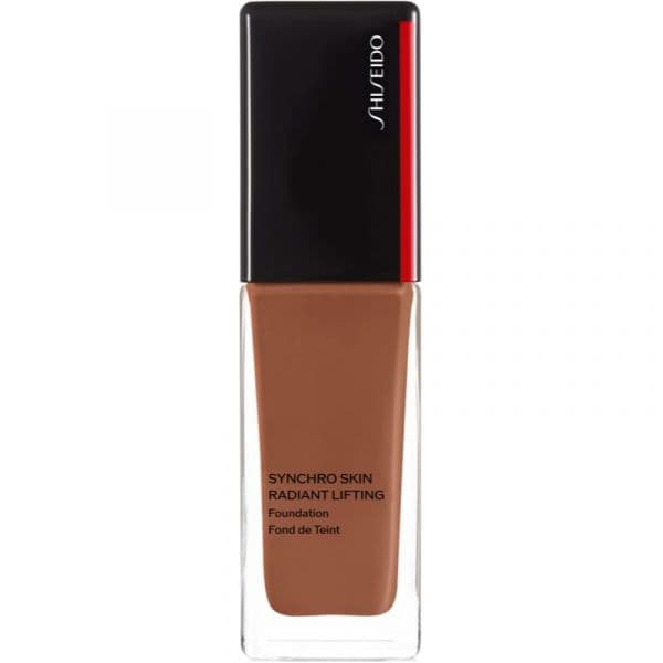 Shiseido Synchro Skin Radiant Lifting Foundation Advanced Base Iluminadora com Efeito Lifting SPF 30 Tom 520 Rosewood 30ml