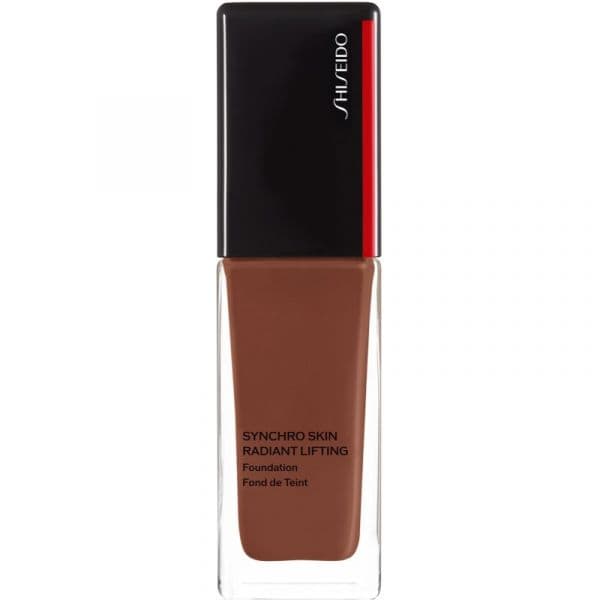 Shiseido Synchro Skin Radiant Lifting Foundation Advanced Base Iluminadora com Efeito Lifting SPF 30 Tom 540 Mahogany 30ml