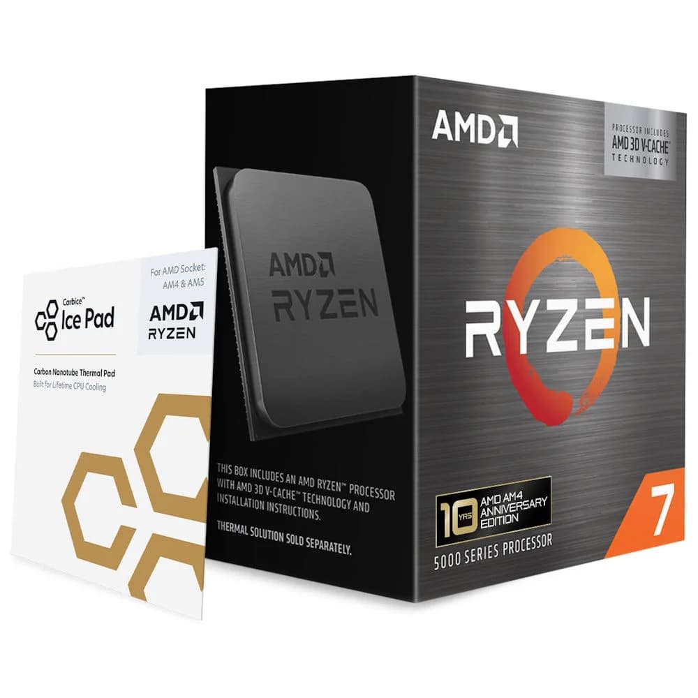AMD Ryzen 7 5800X3D 8-Core 3.4GHz c/ Turbo 4.5GHz 100MB AM4 - Império Multimédia