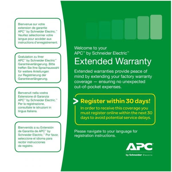 APC Extended Warranty Service Pack Contrato extendido de s - WBEXTWAR3YR-SP-01A