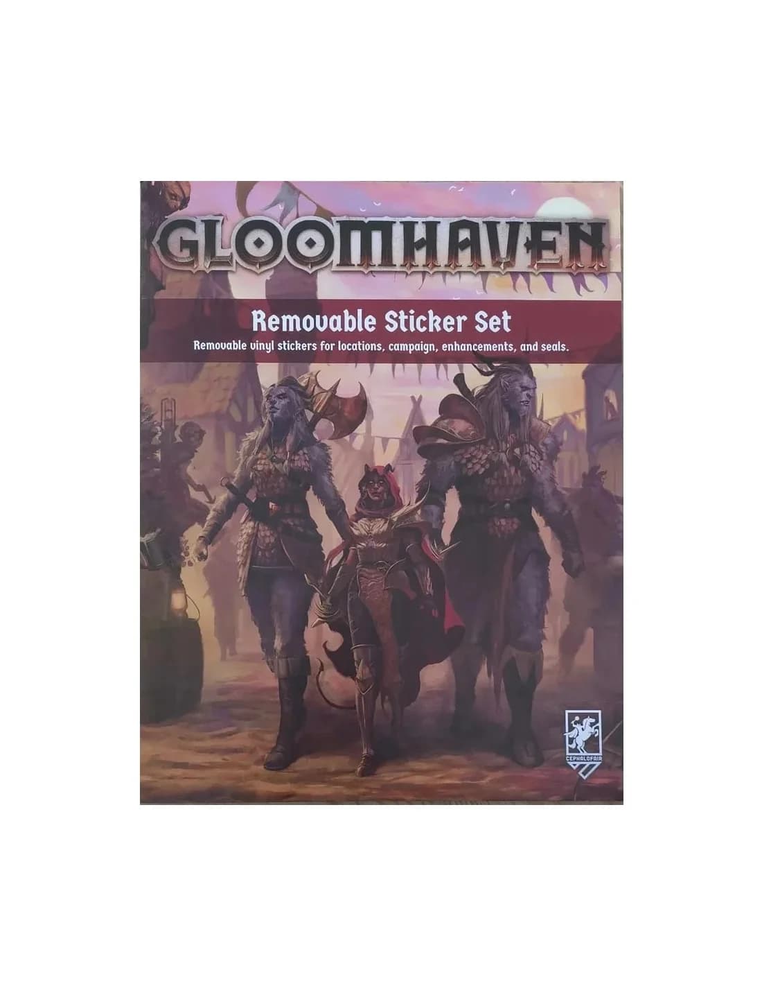 Gloomhaven 2nd Edition Removable Sticker Set