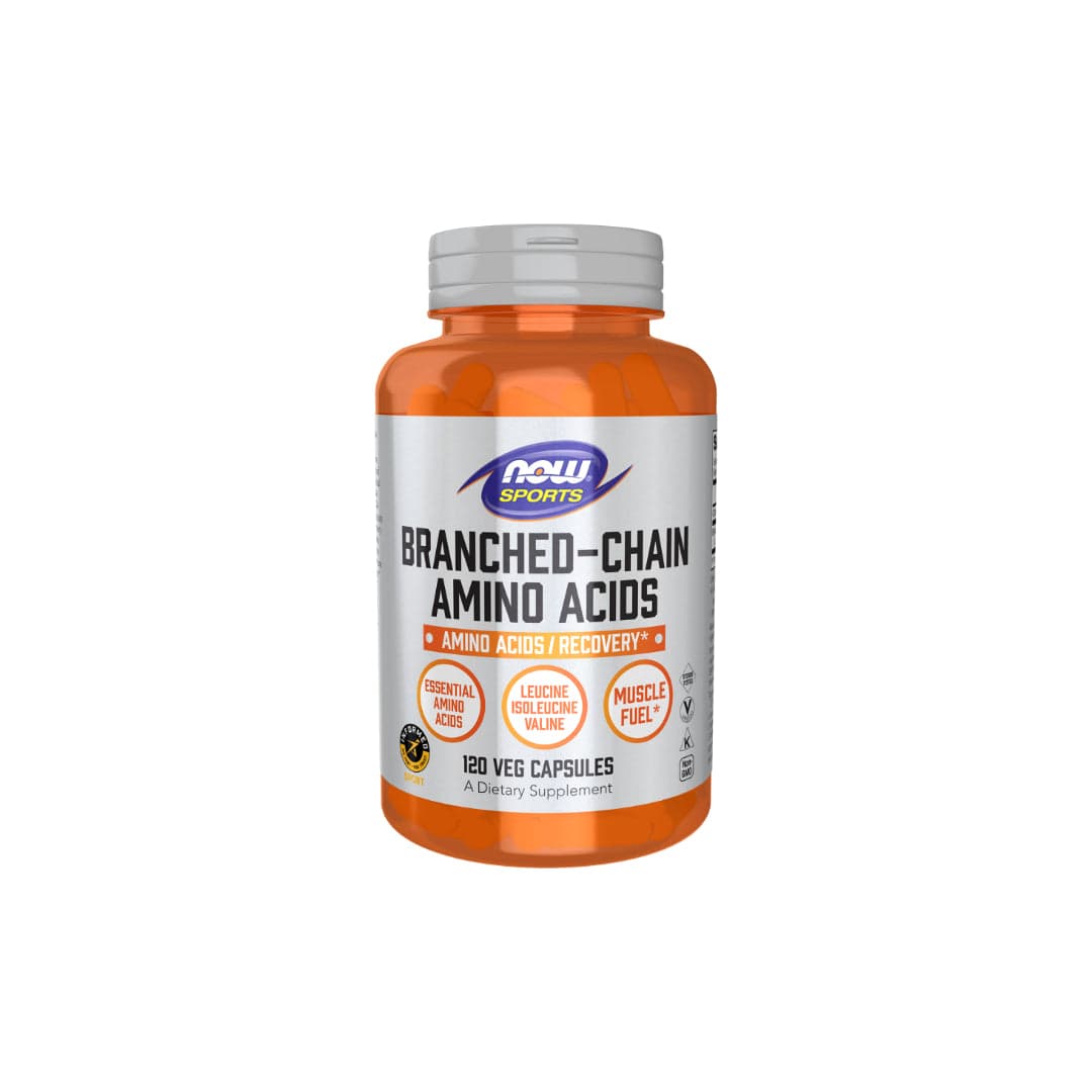Now Branched Chain Amino Acids BCAA 120 Cápsulas