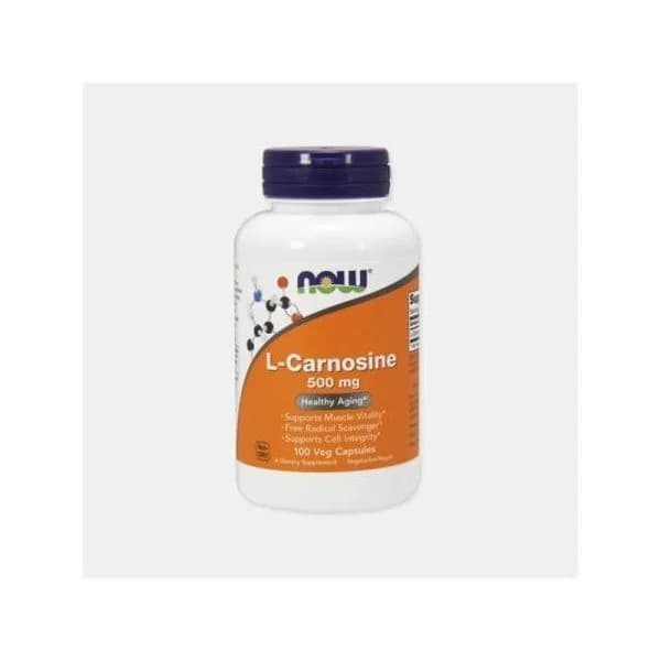 Now L-Carnosine 500mg 100 Cápsulas