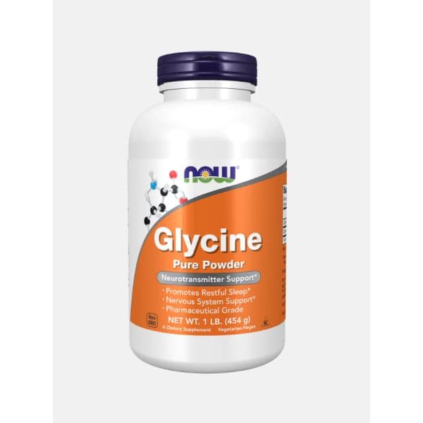 Now Glycine Pure Powdert 454g