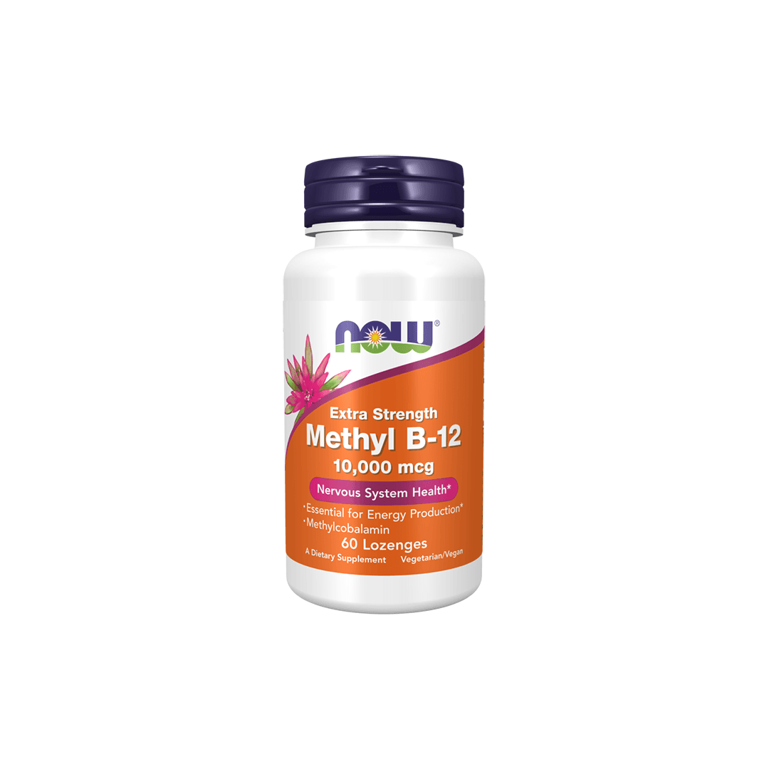 Now Foods Extra Strength Methyl B-12 10000mcg 60 Losangos