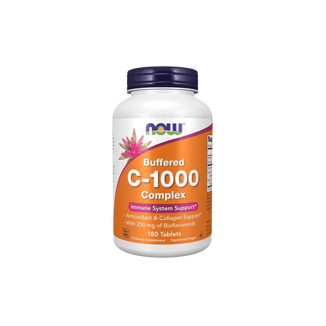 Now Vitamina C-1000 Complex Tamponado 180 Cápsulas Vegetais