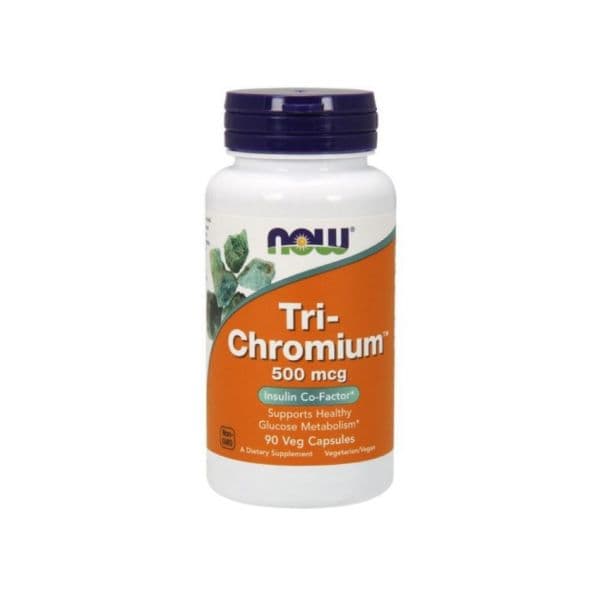 Now Tri-Chromium 500mcg 90 Cápsulas