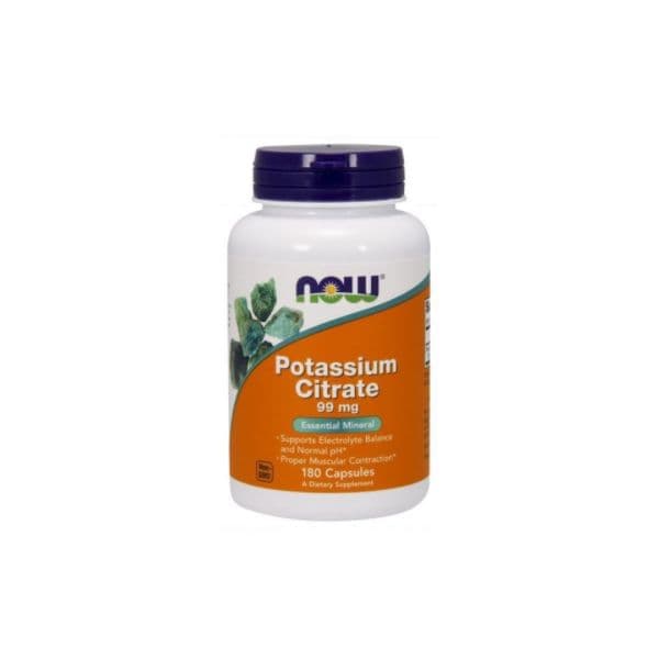 Now Potassium Citrate 99mg 180 Cápsulas