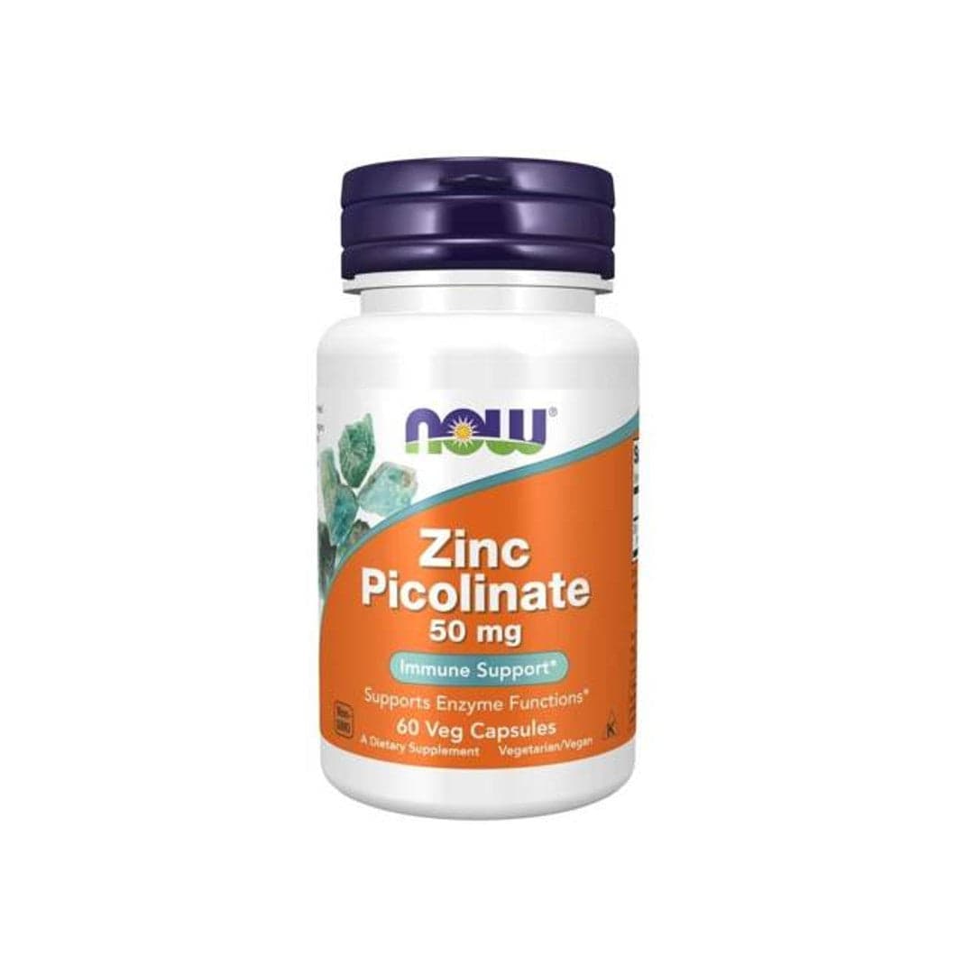 Now Zinco Picolinato 50mg 60 Cápsulas