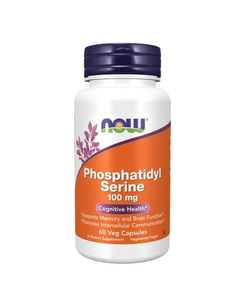 Now Phosphatidyl Serine 100mg 60 Cápsulas