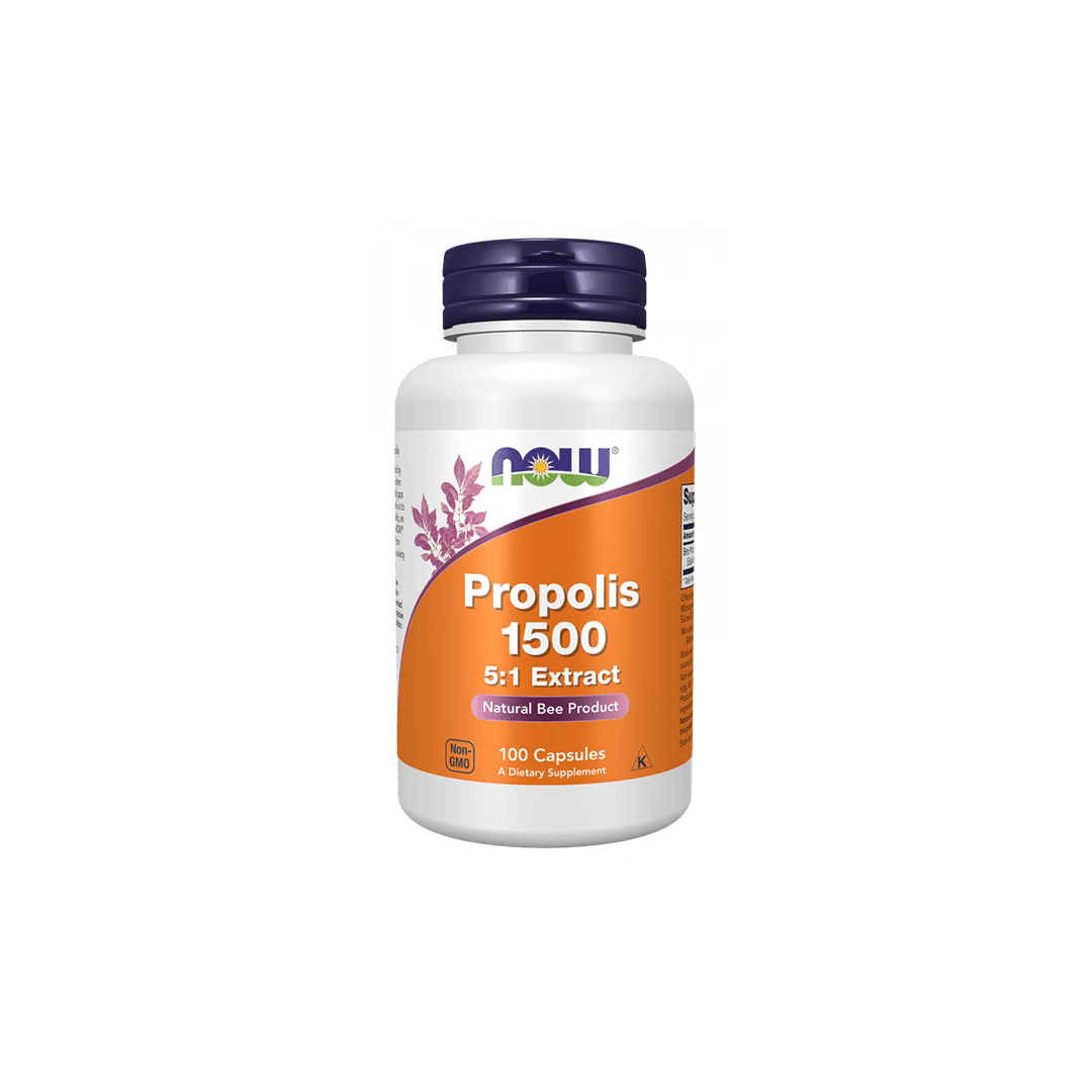 Now Própolis 1500 mg 100 Cápsulas Vegetais