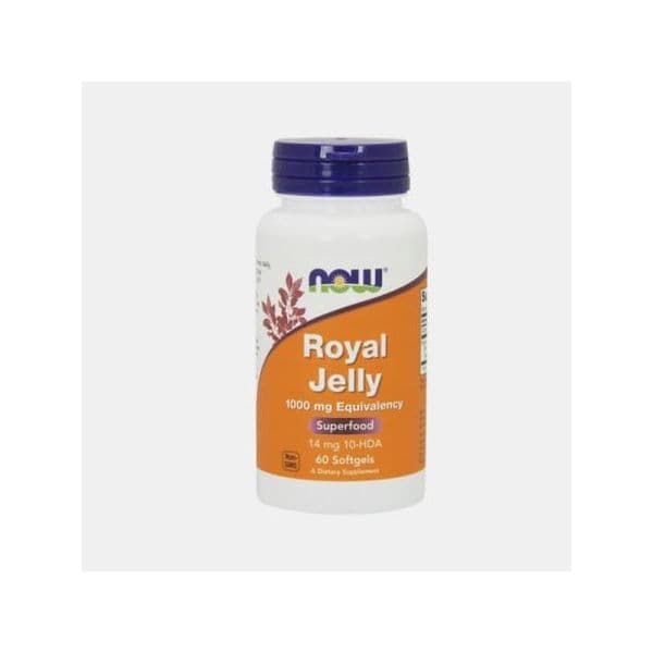 Now Royal Jelly 1000mg 60 Cápsulas Moles