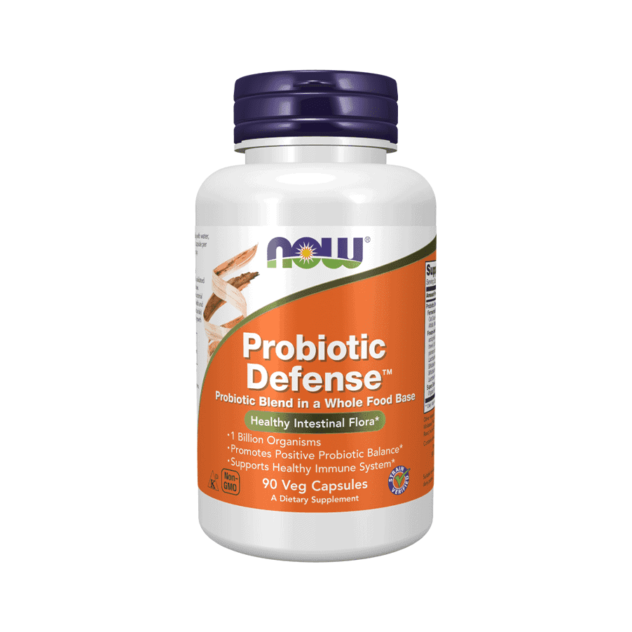 Now Probiotic Defense 90 Cápsulas Vegetais