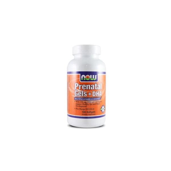 Now Prenatal Gels + Dha 180 Softgels
