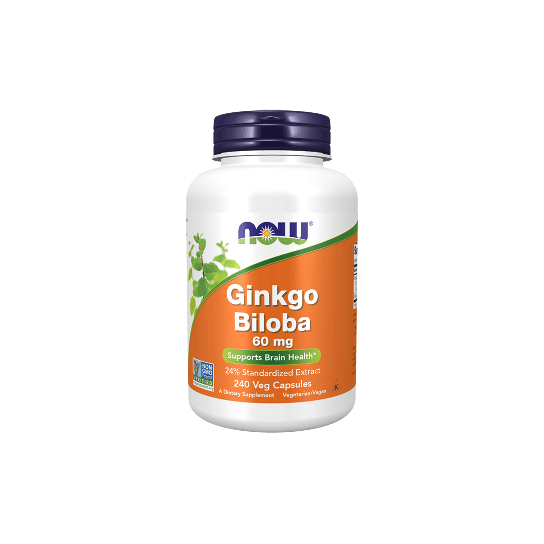 Ginkgo Biloba Extract 60 mg 240 Veg Capsules