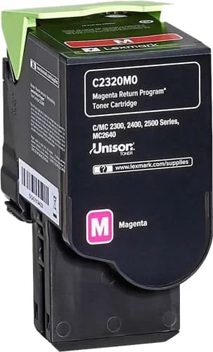 Lexmark C2325/C2425/C2535/MC2325/MC2425/MC2535/MC2640 Magenta Cartucho de Toner Original – C2320M0